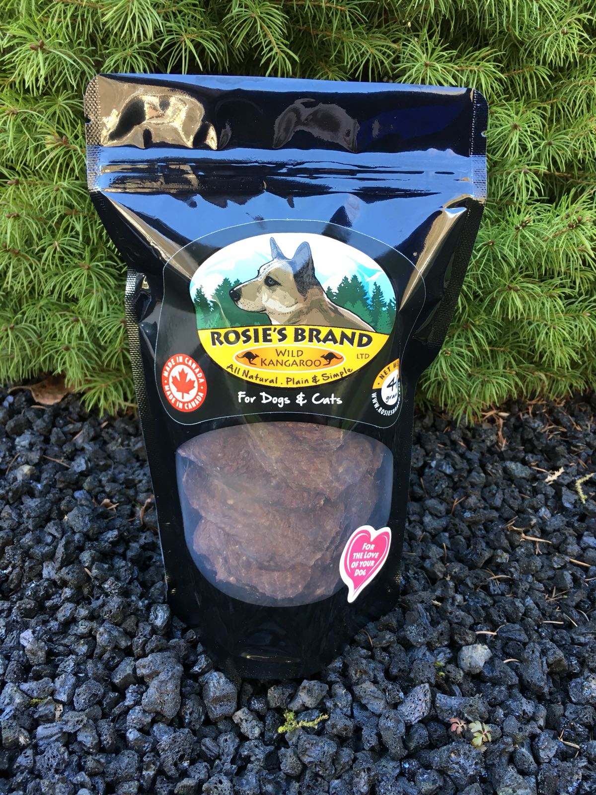 Wild Kangaroo Chips Single Ingredient Pet Treats for Cats and Dogs